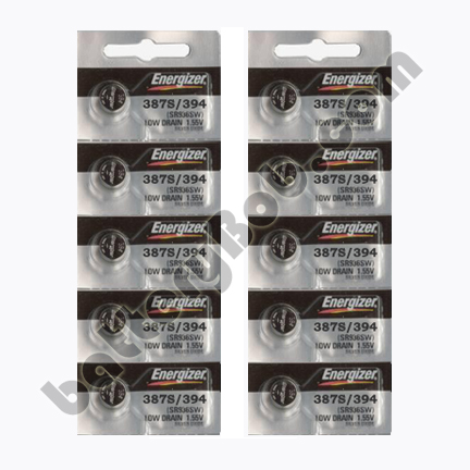 387S Energizer - 2  Packs of 5 Batteries